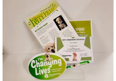 Puppy Pack with car sticker, Puppy pals newsletter and pen