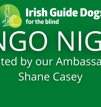 Green image with paw prints showing the IGDB logo and the words Official Event